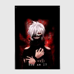 Постер Tokyo Ghoul Токийский Гуль Who am I