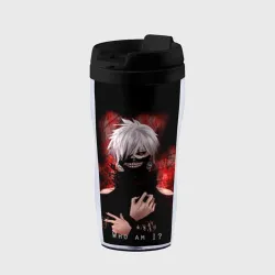 Термокружка-непроливайка Tokyo Ghoul Токийский Гуль Who am I