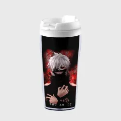 Термокружка-непроливайка Tokyo Ghoul Токийский Гуль Who am I