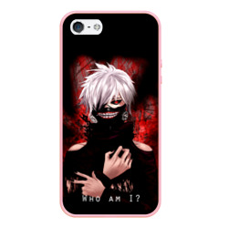 Чехол для iPhone 5/5S матовый Tokyo Ghoul Токийский Гуль Who am I