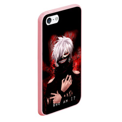 Чехол для iPhone 5/5S матовый Tokyo Ghoul Токийский Гуль Who am I - фото 2