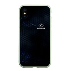 Чехол для iPhone XS Max матовый Lexus Лексус