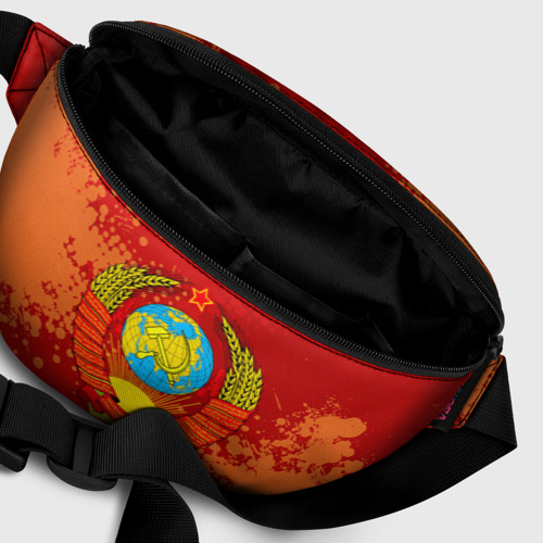 Поясная сумка 3D с принтом Back in USSR - Назад в СССР, фото #6