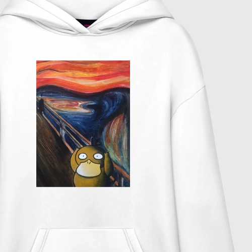 Худи SuperOversize хлопок Псайдак крик - фото 3