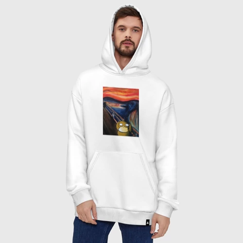 Худи SuperOversize хлопок Псайдак крик - фото 5