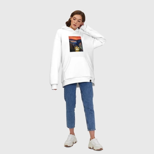 Худи SuperOversize хлопок Псайдак крик - фото 8