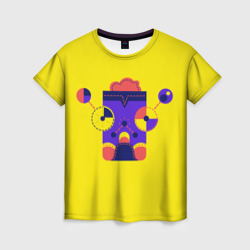 Женская футболка 3D Абстрактный персонаж