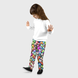 Детские брюки 3D Пасхальные крашеные яйца - фото 2