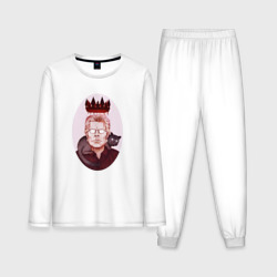 Мужская пижама с лонгсливом хлопок Король ужасов Стивен Кинг