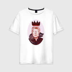 Король ужасов СТИВЕН КИНГ – Женская футболка хлопок Oversize с принтом купить со скидкой в -16%