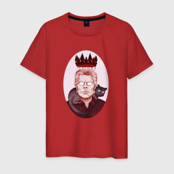Король ужасов Стивен Кинг – Мужская футболка хлопок с принтом купить со скидкой в -20%