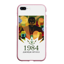 Чехол для iPhone 7Plus/8 Plus матовый Джордж Оруэлл. 1984