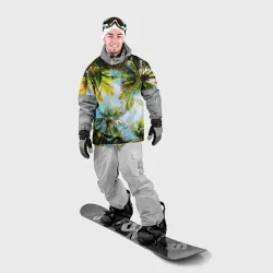 Накидка на куртку 3D Пальмы под солнцем