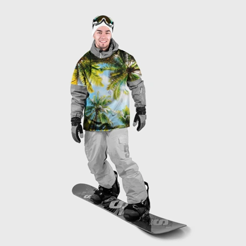 Накидка на куртку 3D Пальмы под солнцем