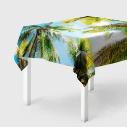 Скатерть 3D Пальмы под солнцем