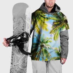 Накидка на куртку 3D Пальмы под солнцем