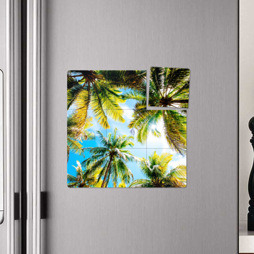 Магнитный плакат 3Х3 Пальмы под солнцем - фото 4