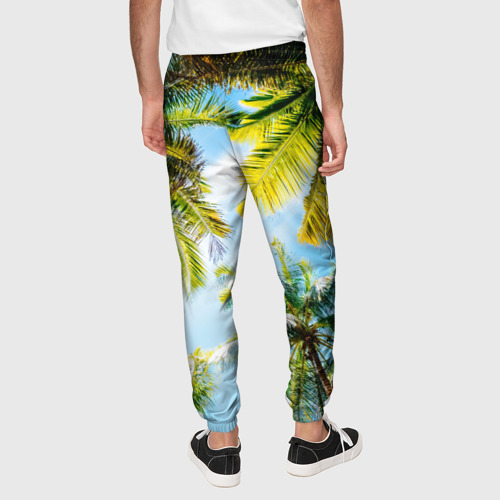 Мужские брюки 3D Пальмы под солнцем, цвет 3D печать - фото 5