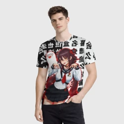 Мужская футболка 3D Ху Тао модная Genshin Impact Геншин - фото 2
