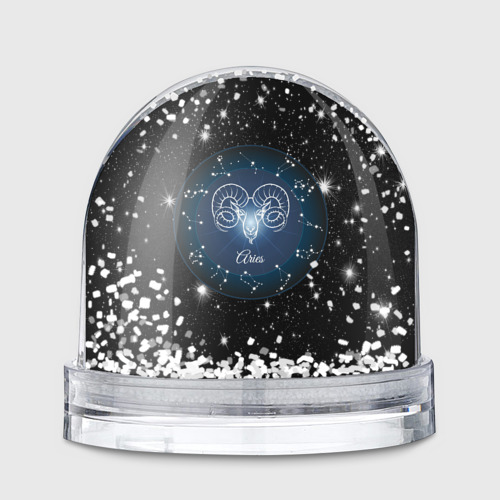 Игрушка Снежный шар Овен Aries по гороскопу 3D