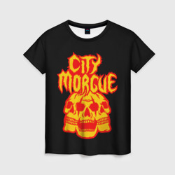 Женская футболка 3D ZillaKami x SosMula City Morgue Черепа