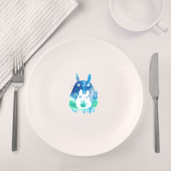 Набор: тарелка + кружка Семья кроликов Акварель - фото 2