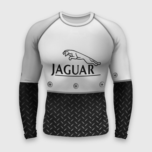 Мужской рашгард 3D Jaguar Ягуар Сталь, цвет 3D печать