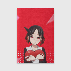 Обложка для паспорта матовая кожа Kaguya Heart