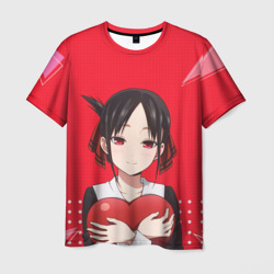 Мужская футболка 3D Kaguya Heart