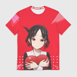 Мужская футболка 3D Kaguya Heart