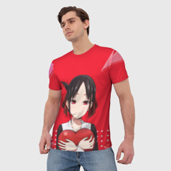 Мужская футболка 3D Kaguya Heart - фото 2