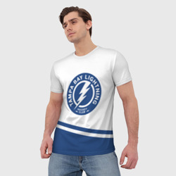 Мужская футболка 3D Tampa Bay Lightning NHL - фото 2