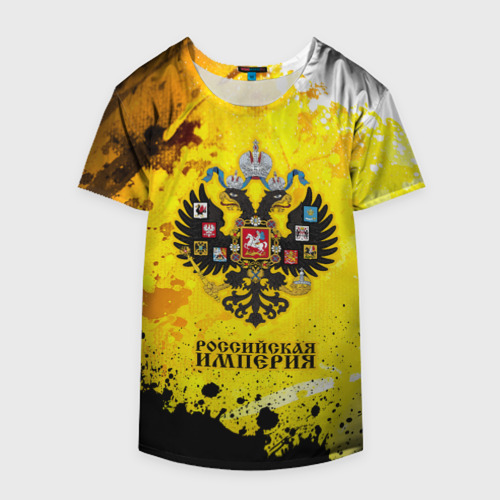 Накидка на куртку 3D Российская Империя - герб - Брызги, цвет 3D печать - фото 4