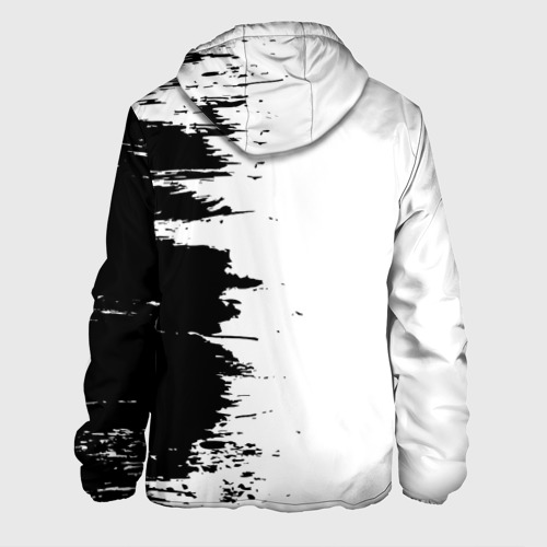 Мужская куртка 3D с принтом РОССИЙСКАЯ ИМПЕРИЯ - ГЕРБ | Краски, вид сзади #1