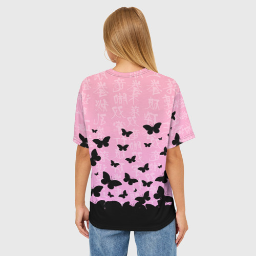 Женская футболка oversize 3D GOT7 бабочки, цвет 3D печать - фото 4