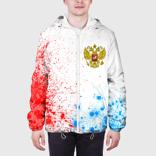 Мужская куртка 3D Russia - герб - Арт, цвет 3D печать - фото 4