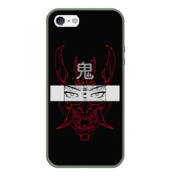 Чехол для iPhone 5/5S матовый Японский демон Oni
