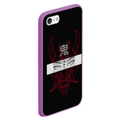 Чехол для iPhone 5/5S матовый Японский демон Oni - фото 2