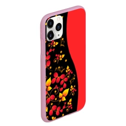 Чехол для iPhone 11 Pro Max матовый Хохлома Русская роспись - фото 2