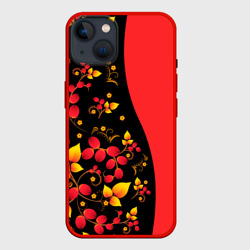 Чехол для iPhone 14 Хохлома Русская роспись