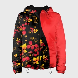 Женская куртка 3D Хохлома Русская роспись