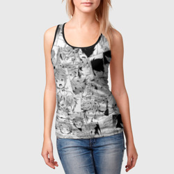 Женская майка 3D Обещанный Неверленд pattern - фото 2