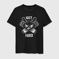Get Faded Barber – Мужская футболка хлопок с принтом купить со скидкой в -20%