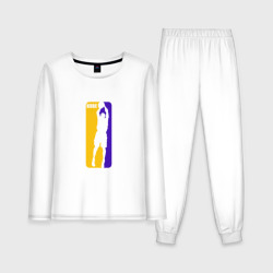 Женская пижама с лонгсливом хлопок NBA Kobe