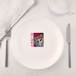 Набор: тарелка + кружка Японский  тигр - фото 2