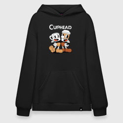 Худи SuperOversize хлопок Cuphead 2 чашечки