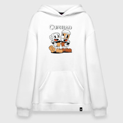 Худи SuperOversize хлопок Cuphead 2 чашечки