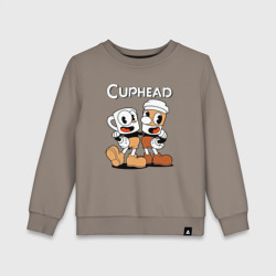 Детский свитшот хлопок Cuphead 2 чашечки