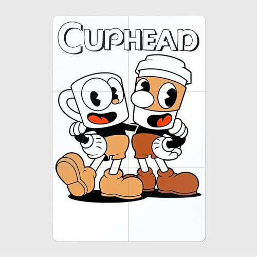 Магнитный плакат 2Х3 Cuphead 2 чашечки