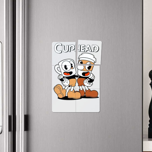 Магнитный плакат 2Х3 Cuphead 2 чашечки - фото 4